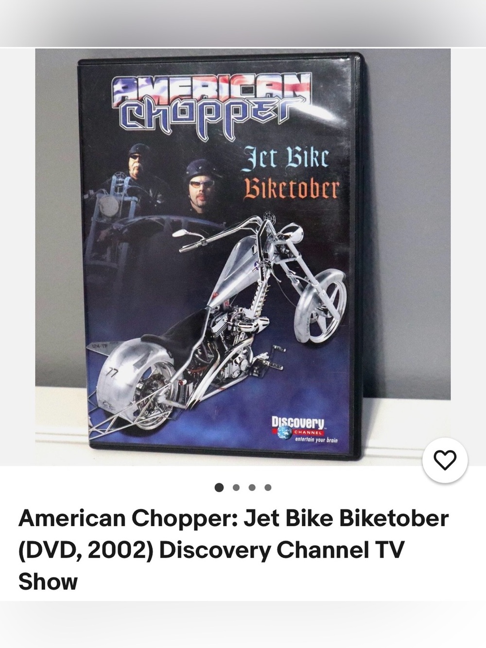 #3274*American Chopper: Jet Bike Biketober (Black DVD Case) - Discovery Channel